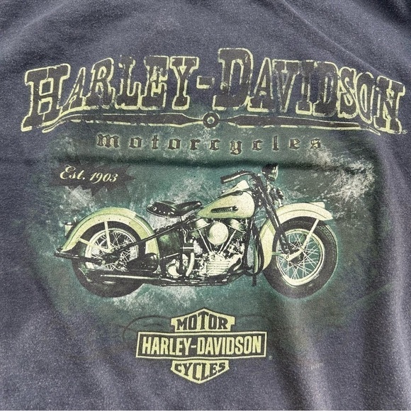 Harley Davidson Shirt Mens Large Basic HD Authentic Riding Gear Motorcycle Top - Picture 2 of 6